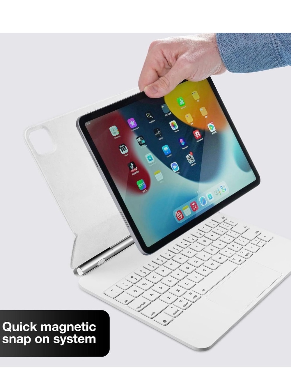 Magic Keyboard for iOS - white color